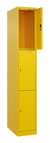 C+P Schließfachschrank Evolo PLUS, 3 Fächer, 1850x300x500mm, 1023/1023, 049000-103 S10022