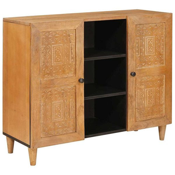 vidaXL Sideboard Hellbraun 33,5 x 90 x 75 cm, 4018108
