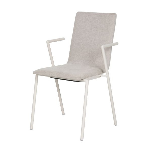 Feros Fortis Stapelbarer Konferenzsessel, Sand, 151596