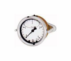 Wika Glyzerinmanometer mit Bügelbefestigung und Pressmessinggehäuse, 102282