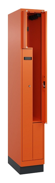 C+P Z-Spind Evolo PLUS, Sockel, 2 Fächer, 1950x300x500mm, 2004/2004, Zylinderschloss, 049023-102 S10046