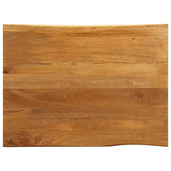 vidaXL Tischplatte mit Baumkante 110x80x2,5 cm Massivholz Mango, 370773