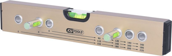 KS Tools Normabstandswasserwaage / Montage-Anschluss-Lehre, 300 mm, 204.2000