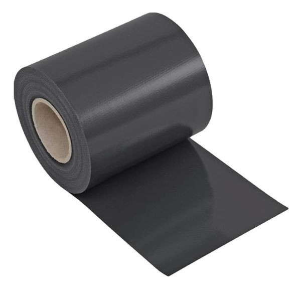 NOOR Sichtschutzstreifen PVC Zaunblende 0,19 x 35m Zaun Farbe steingrau (RAL 7030), 15512-3