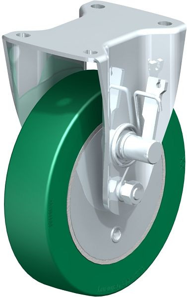 Blickle BH-GST 200K-TMR Bockrolle mit Totmannbremse, Blickle Softhane®, Grün, 842767
