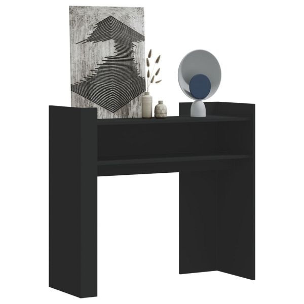 vidaXL Konsolentisch Schwarz 100x35x90 cm Holzwerkstoff, 848466