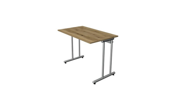 Kerkmann Schreibtisch Home office B 1000 x T 600 mit C-Fuß-Gestell, Eiche, 11187655