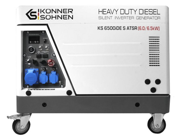 Könner & Söhnen Diesel-Inverter-Generator im Schallschutzgehäuse, KS 6500iDE S ATSR