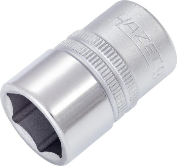 Hazet Steckschlüsseleinsatz, Sechskant, Vierkant hohl 12,5 mm (1/2 Zoll), 17 mm, Mit Rändelung, 900-17