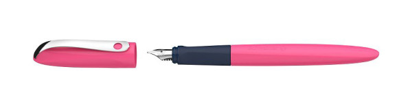 Schneider Füllhalter Wavy - Feder A, Patrone, pink, 162119