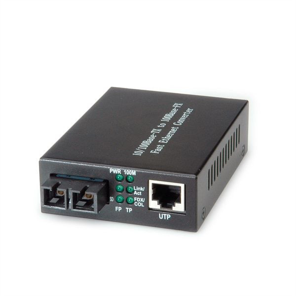 VALUE Fast Ethernet Konverter, RJ-45 - SC, 21.99.1069