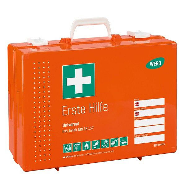 WERO Erste Hilfe Koffer Universal inklusive DIN 13157 in Werotop 450, 220973