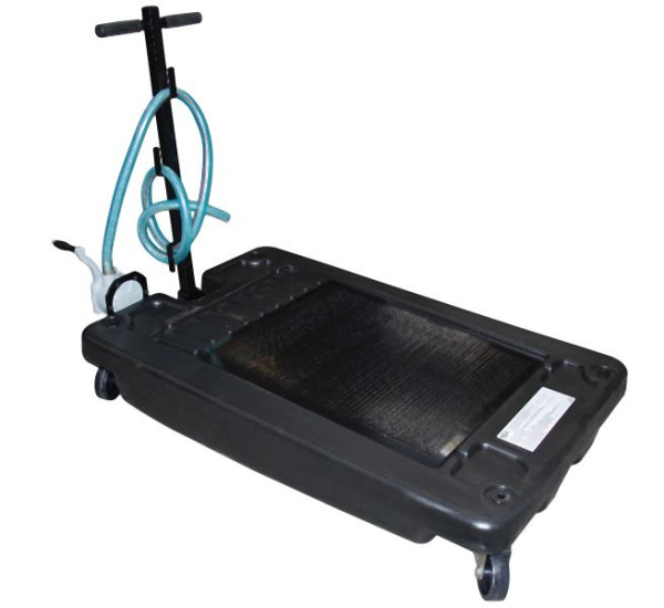 BGS Öl-Auffangwanne, 60 l, 4 Lenkrollen und Rangierdeichse, 9987, 4026947099873