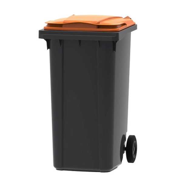 STEIN HGS Mini Container, grau, orange, 240 Liter, 83719.0008