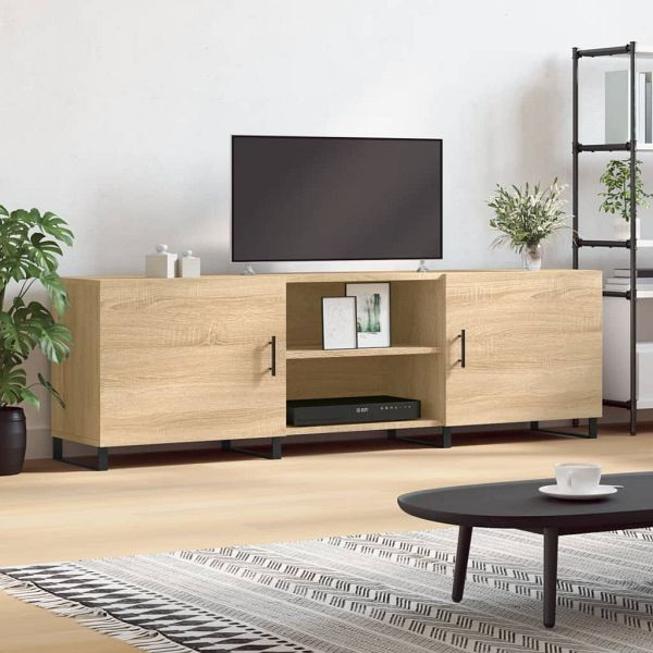 vidaXL TV-Schrank Sonoma-Eiche 150x30x50 cm Holzwerkstoff, 829119