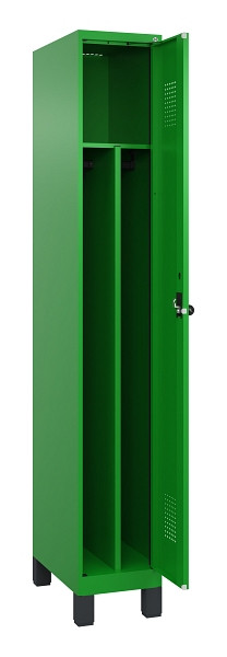 C+P Spind Evolo PLUS, mit Füßen, 1 Abteil, 1950x300x500mm, 6037/6037, Verschluss Drehriegel, 049010-10F S10026