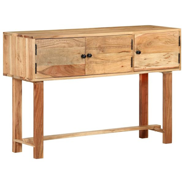 vidaXL Sideboard 115x35x75 cm Massivholz Akazie, 322670