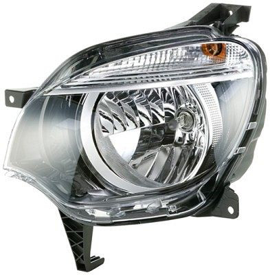 HELLA Halogen-Hauptscheinwerfer, für u.a. Renault Twingo III (BCM_), für Linksverkehr, links, 1LD 011 561-031