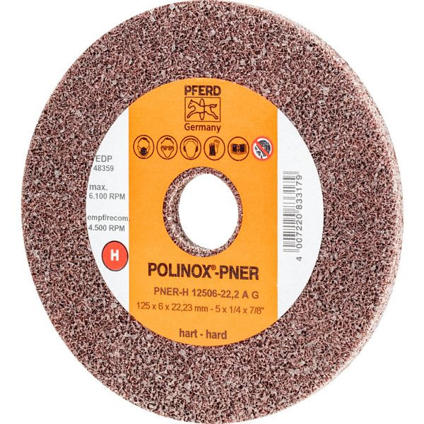 Pferd POLINOX-Kompaktschleifrad PNER-H 12506-22,2 A G, VE: 5 Stück, 44691053