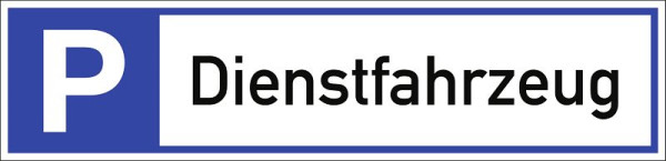 Moedel Parkplatzreservierer Dienstfahrzeug, Aluminium, 460x110 mm, 108101