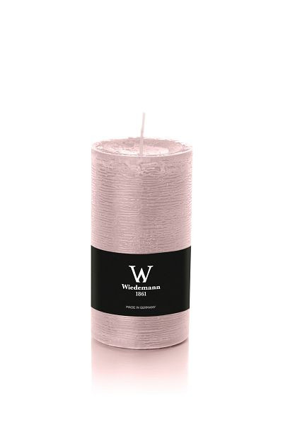 D-LUX MARBLE Stumpenkerze, 130 x 68 mm, rose, VE: 8 Stück, 281005.103