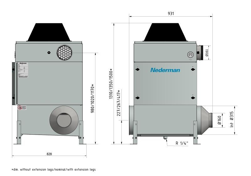 Nederman NOM 11 lnebelfilter 3 Phasen Mit HEPA 12622268 G nstig 