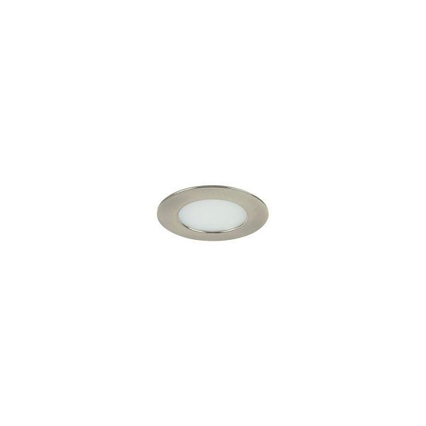 Brumberg LED-Möbeleinbauleuchte 5W 3000K 375lm Nickel Konverter IP44 Kunststoff opal 12127153, 133893