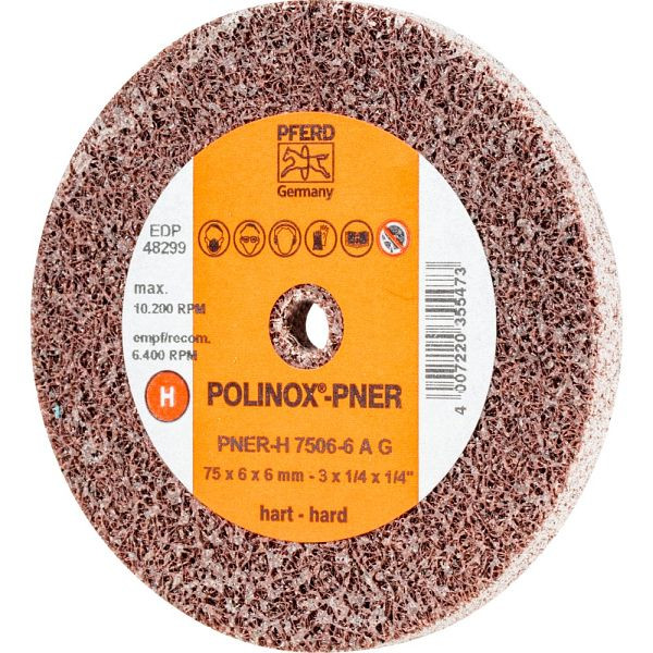 Pferd POLINOX-Kompaktschleifrad PNER-H 7506-6 A G, VE: 5 Stück, 44691021