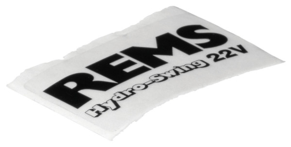 REMS Typenschild REMS Hydro-Swing 22V, 153458 R, 4039976284493