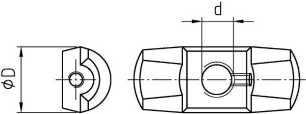 Dresselhaus Simplex-Muttern, M16, galvanisch verzinkt, VE: 50 Stück, 0220600101600000000001