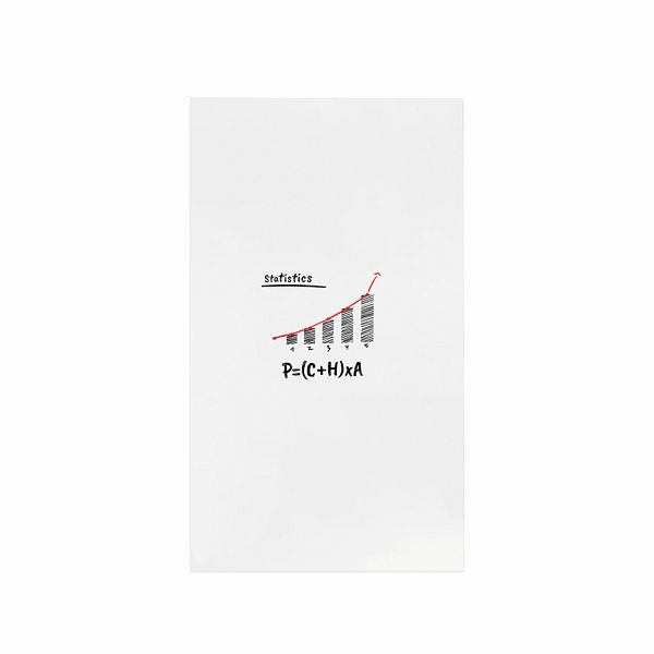 Rocada Skinwhiteboard Emaille weiß 4 geraden Ecken 108x204cm, 6635-S4