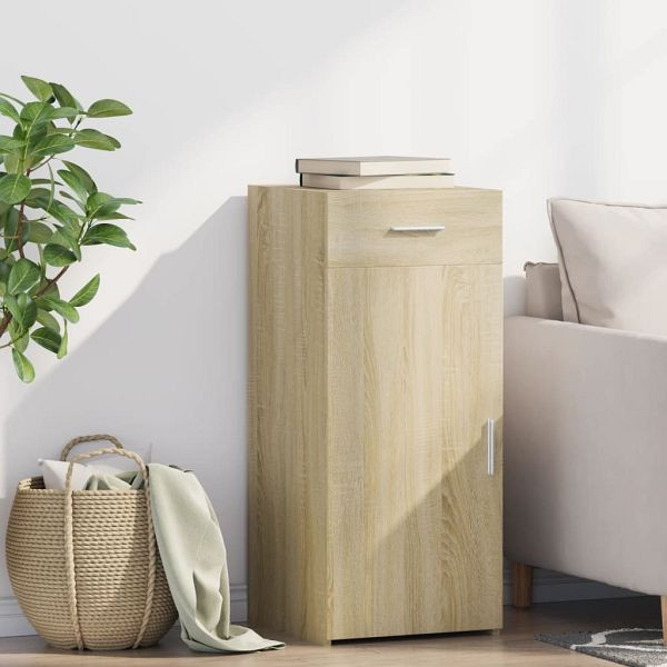 vidaXL Sideboard Sonoma-Eiche 40x42,5x93 cm Holzwerkstoff, 846280