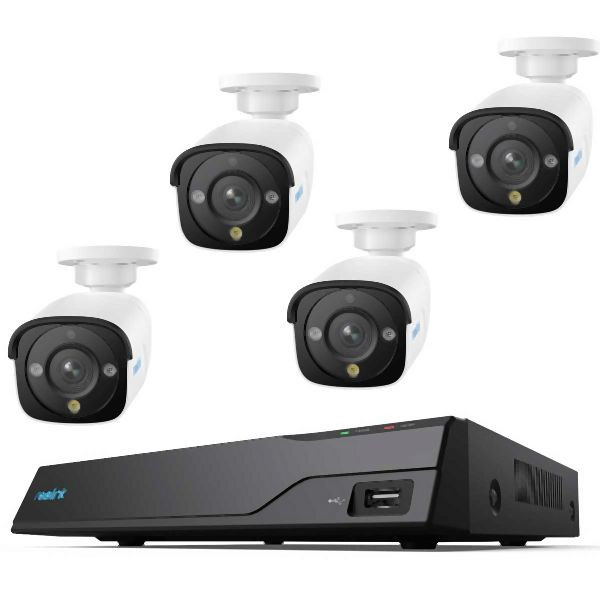 REOLINK NVS8-12MB4 12 MP 8-Kanal PoE-Komplettsystem für Videoüberwachung mit Nachtsicht in Farbe, inklusive 2 TB Festplatte, rln8b4