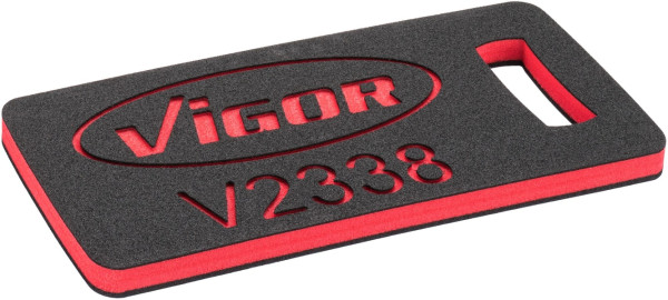 VIGOR Kniekissen, Länge: 475 mm, Breite: 235 mm, Höhe: 26 mm, V2338