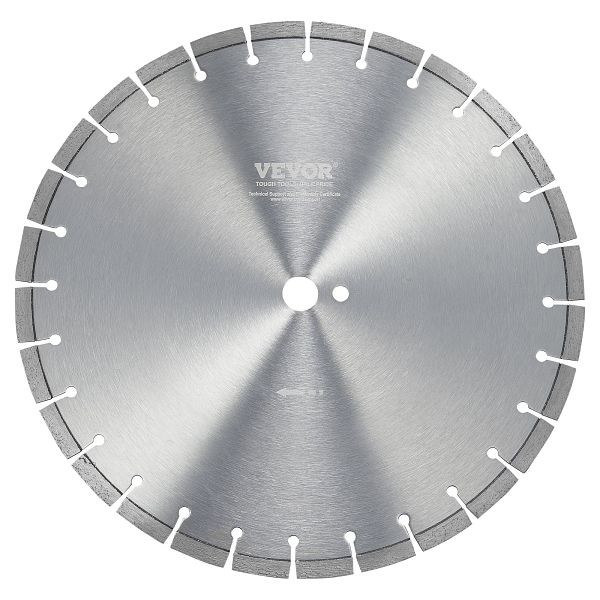 VEVOR Diamantsägeblatt Betonsägeblatt Nass/Trocken Schräge Zähne 40cm, JGSQGJP400MMA6CBHV0