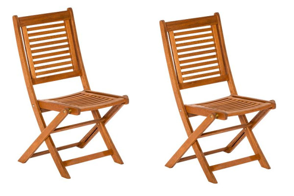 Merxx Cordoba Klappstuhl, 2er Set, FSC Eukalyptusholz, 50079-011