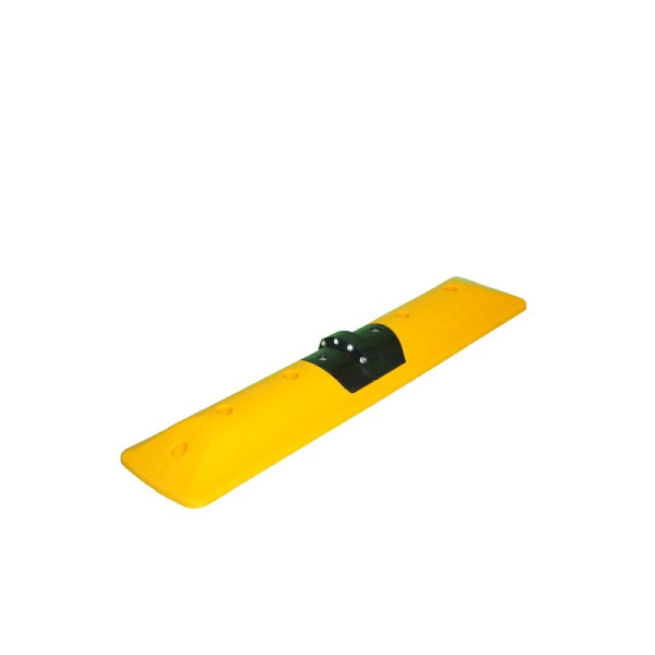 Stein HGS Leitschwelle, mit 4 Katzenaugen je Fahrtrichtung, 65992.0001