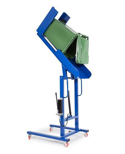DENIOS Fahrbarer Mülltonnenkipper für 80 - 240 Liter Großmülltonnen, 115212