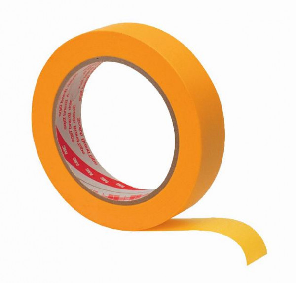 3M Super Maler-Abdeckband Gold 244, gold, 50 m x 18 mm, VE: 48 Rollen, 7100046034
