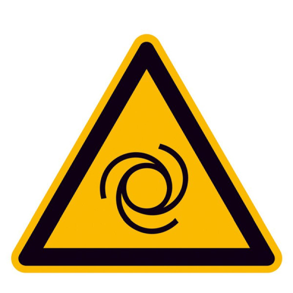 Stein HGS Elektrokennzeichnung/Warnschild, Warnung vor automatischem Anlauf, 100 mm / Alu, geprägt, 11.0243