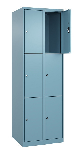 C+P Schließfachschrank Evolo PLUS, 6 Fächer, 1850x600x500mm, 0010/0010, 049000-203 S10021