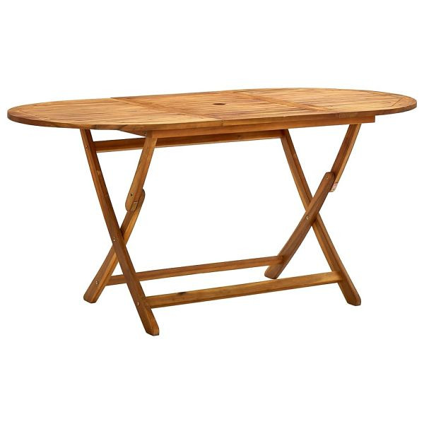 vidaXL Klappbarer Gartentisch 160x85x75 cm Massivholz Akazie, 313324
