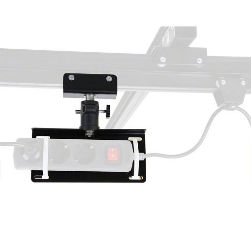 Walimex Steckdosen-Halter für Deckenschienensystem, 1016556