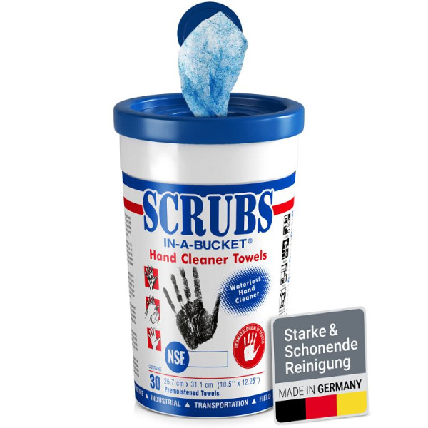 Stein HGS SCRUBS 'Count Container' Reinigungstücher für Hände, Maschinen und Werkzeuge, VE: 6 Stück, 15846