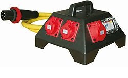 GIFAS Vollgummi-Trenntransfomator Typ 3500, 1 Einphasen-Trenntransformator 2000 VA 230/230 V, 50 Hz, 1 Einschaltstrombegrenzer 230 V, 50 Hz, 203732