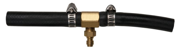 KS Tools Adapterschlauch für kleines Schrader Ventil 5/16"x32 UNF Innengewinde und 1/4" Schlauchanschluss, 150.2365