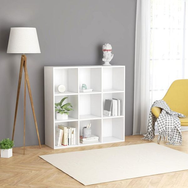 vidaXL Bücherregal Weiß 98x29x97,5 cm Holzwerkstoff, 801125