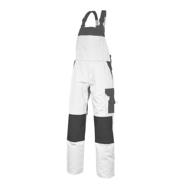 EIKO Latzhose, Cordura-Knie, Farbe: weiß / grau abgesetzt, Größe: 56, 4957_19_56