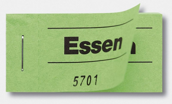 WOLF & APPENZELLER Gutscheinblock unbedruckt weiß, VE: 100 Abrisse, 701281