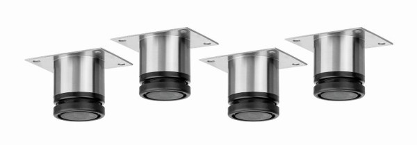 Bartscher Füße Set Modell 4S2-200, 110905, 4015613818078